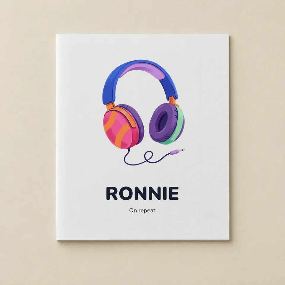 Headphones Colouring Book
