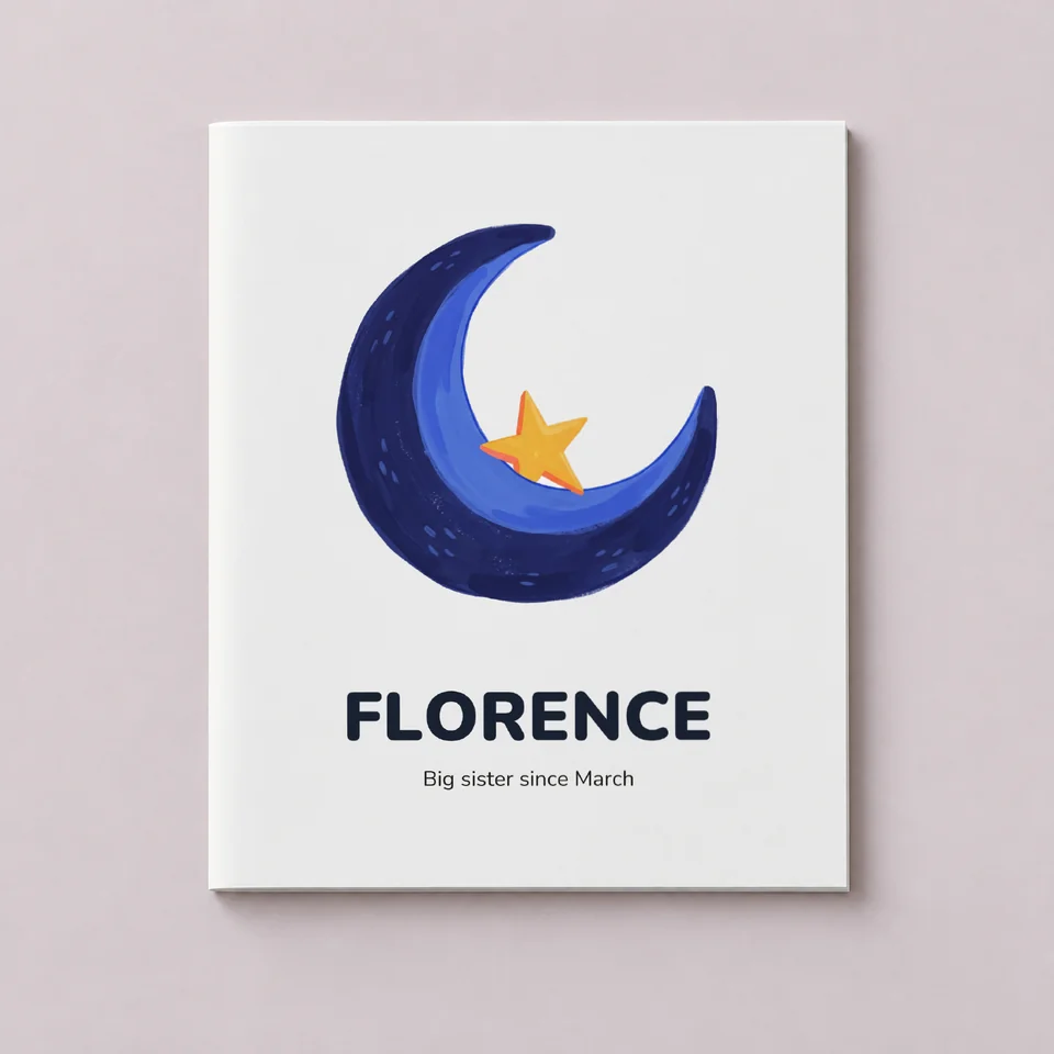 Moon and Star Colouring Book