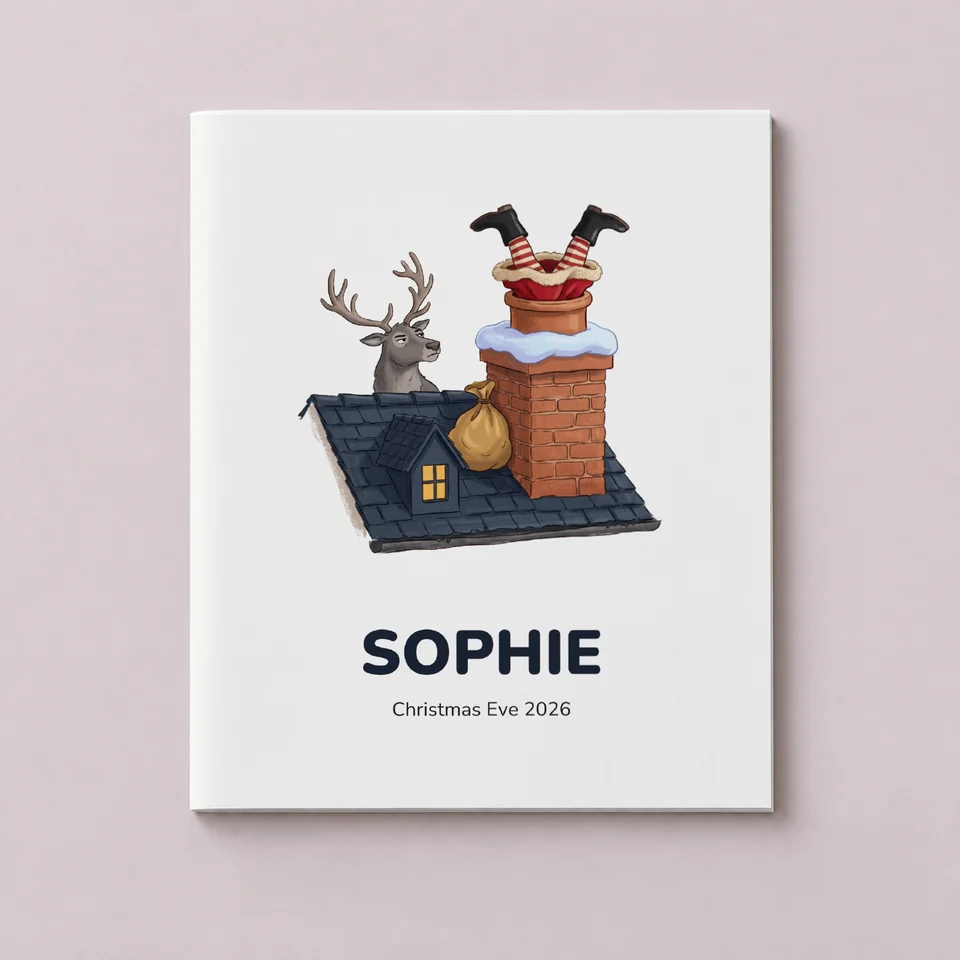 Down the Chimney Colouring Book