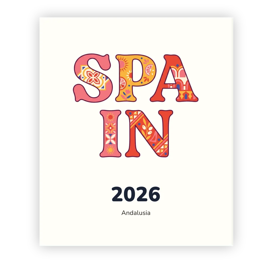 Spain - Typographic