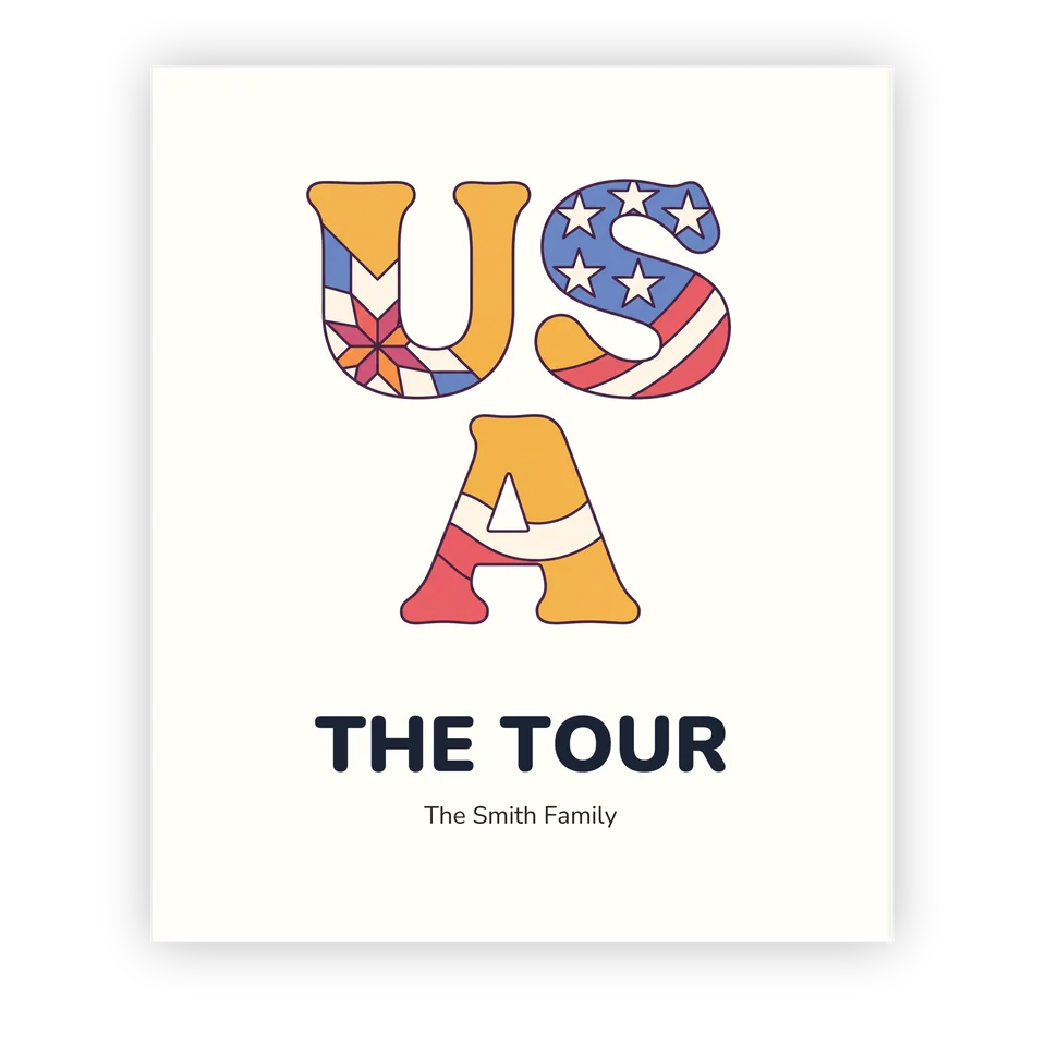 USA - Typographic
