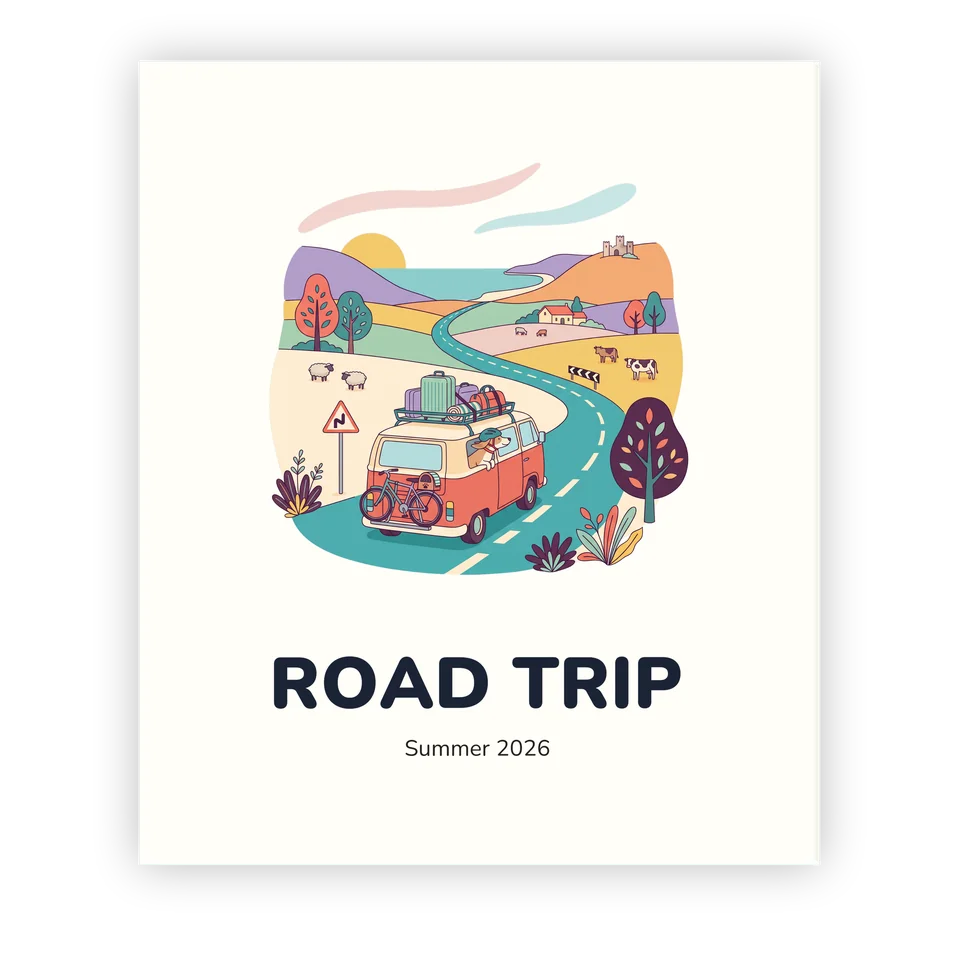 Road Trip Colouring Book