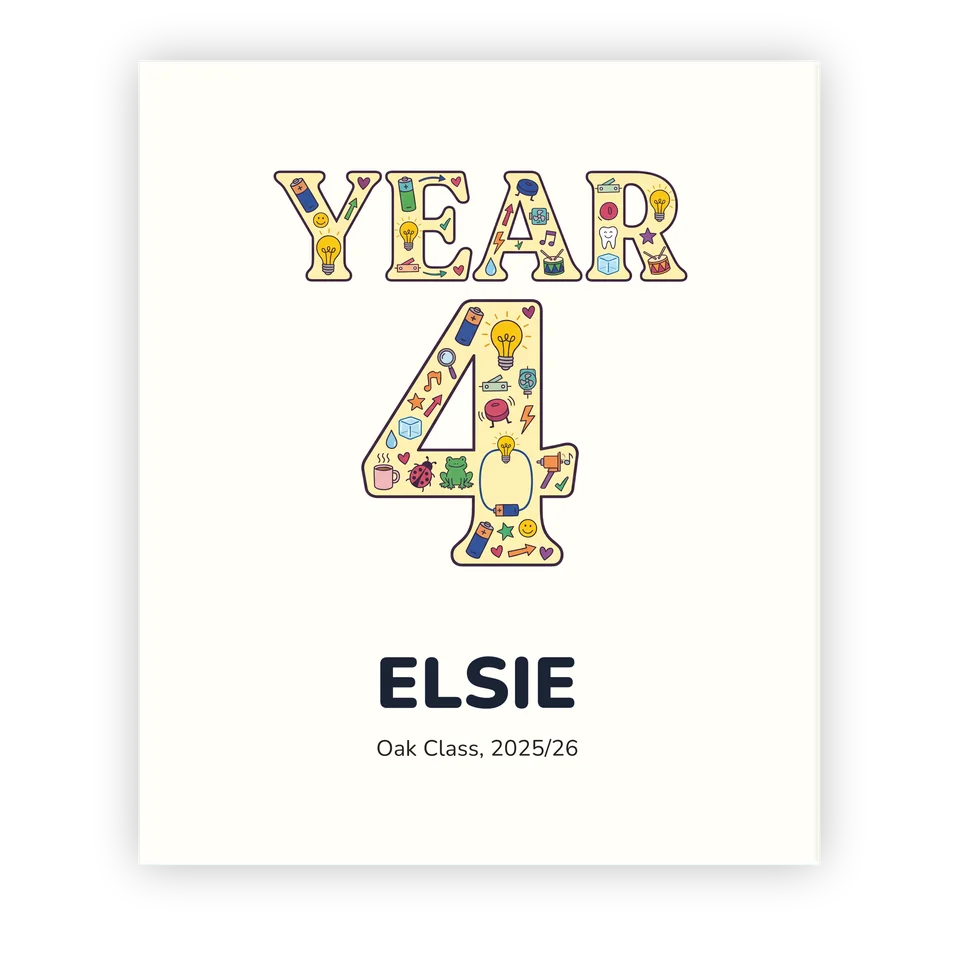 Year 4 Colouring Book