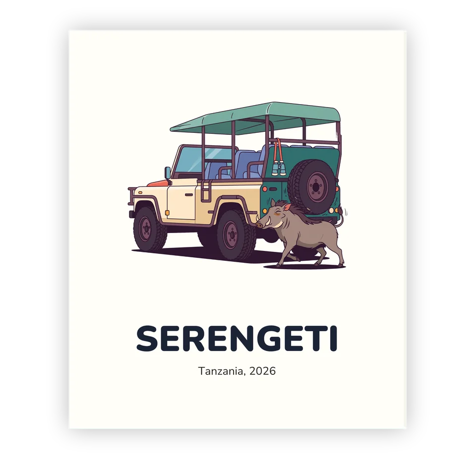 Safari Colouring Book